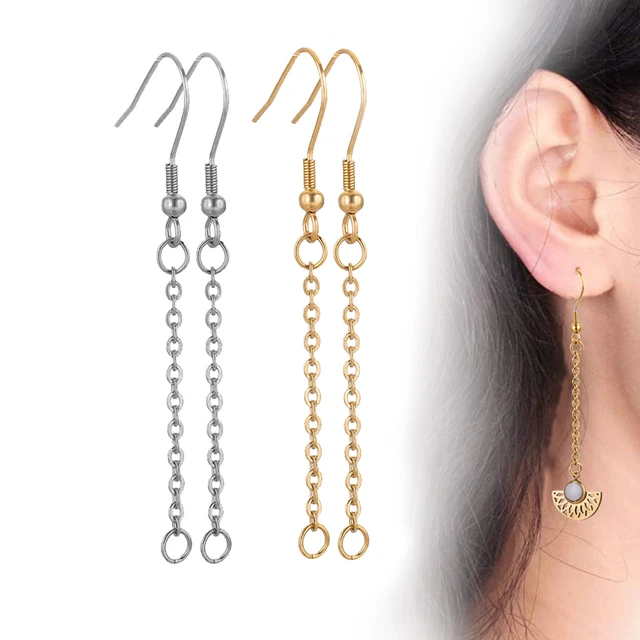Stainless Steel Ear Piercing Clasps  Stainless Steel Jewelry Findings - 20  Pcs/lot - Aliexpress