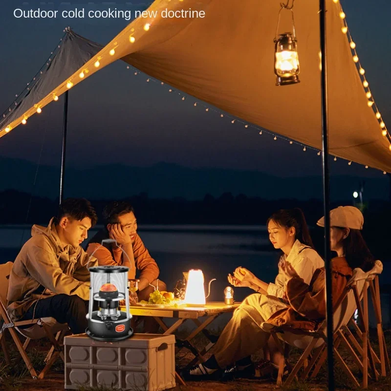Outdoor Camping Diesel Heater, Adjustable Kerosene Heating Stove, Portable Indoor and Outdoor Warmer 2