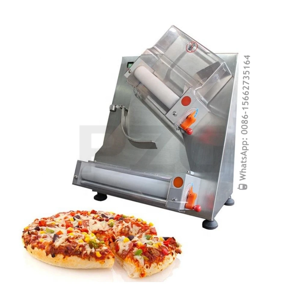 6-15 Inch Dough Pressing Machine Automatic Commercial Electric Bakery Pizza Dough Roller Press Machine Pasta