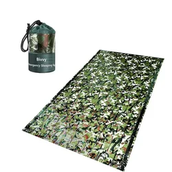 Camouflage Waterproof Portable Emergency Sleeping Bag (Camouflage)