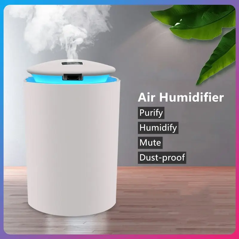 

Air Humidifier Ultrasonic Mini Car Aromatherapy Diffuser Portable USB Essential Oils Purifiers LED Lamp Fragrance Products