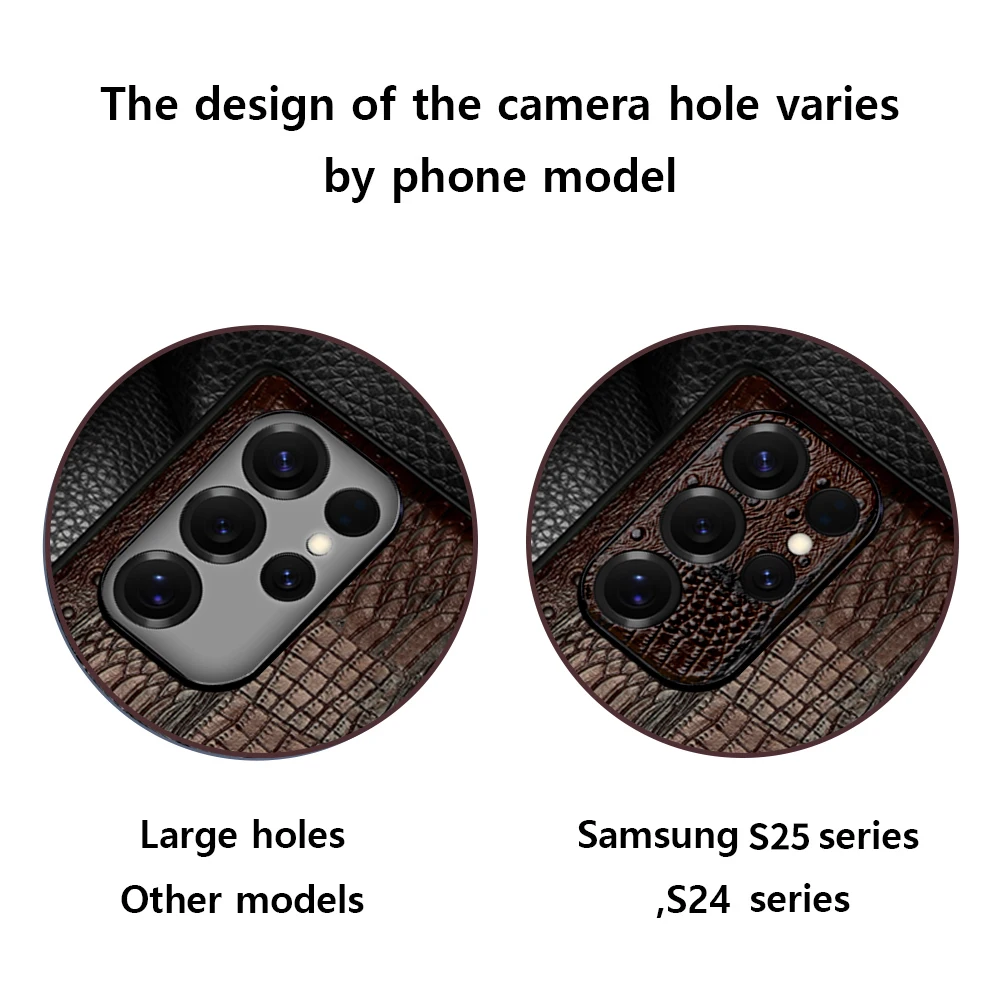 LANGSIDI Genuine Leather Retro Phone Case For Samsung Galaxy S 25 S25 S23 S24 Ultra S24 Plus S25Plus S25Ultra Luxury Back Cover Sb083e6f0cde34781a460a51d74291899e