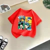 Disney Mickey Minnie Summer Short Sleeve Cartoon Print Baby Girls Cotton T-shirt Boys Girls Comfortable Top Cotton T-shirt top 2