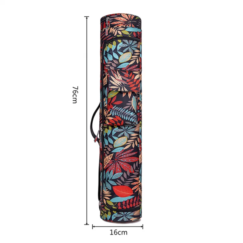 Yoga Bag Yoga Mat Bag Printed Men Women Sports Mat Bag Pilates Mat Backpack Fitness Dance Gym Mat Cover Sports Backpack