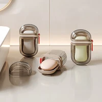 Portable Soap Dish Sealed Storage Box Waterproof Travel Home Bathroom Soap Box Camping Portable Storage Soap Box 1