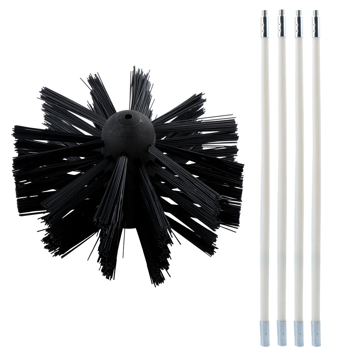 

1 Set Dryer Vent Brush Chimney Brush Cleaning Brush Cleaning Tool Duct Brush