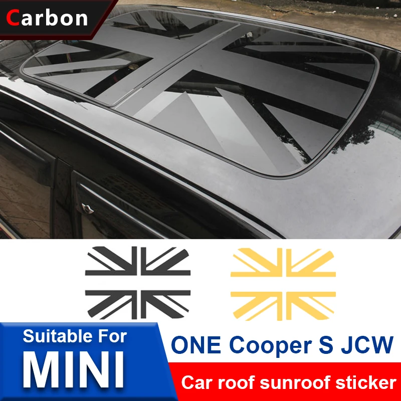 Car Roof Sunroof Decorative Sticker For Mini One Cooper S Jcw R55 R56
