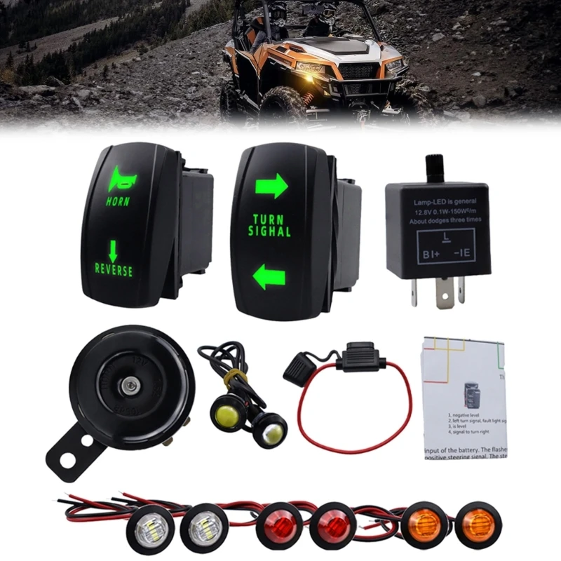Универсальный комплект поворотников с клаксоном
