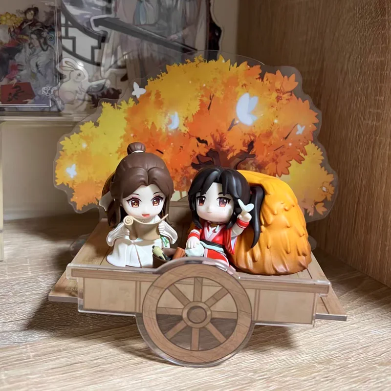 

Original Tian Guan Ci Fu Hua Cheng Xie Lian Dolls Anime Figure Q Version Collectibles Pvc Action Figure Decoration Kids Toy Gift