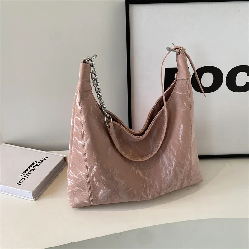 

Цепи из искусственной кожи на молнии, женские сумки через плечо 2024, популярные сумки через плечо для женщин, женские сумки с швейной нитью