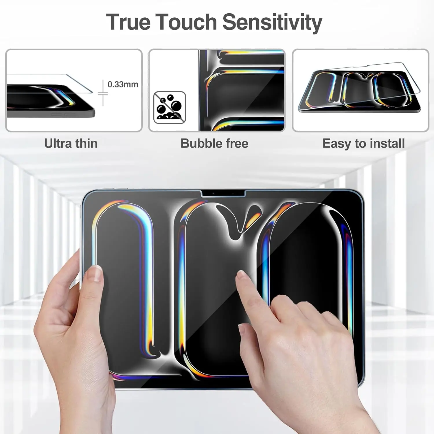 Tempered Glass For iPad Pro 11 13 inch / Air 13 11-inch 2024 Screen Protector For iPad Pro 11 12.9 Air 4 5 6 New Tempered glass 4