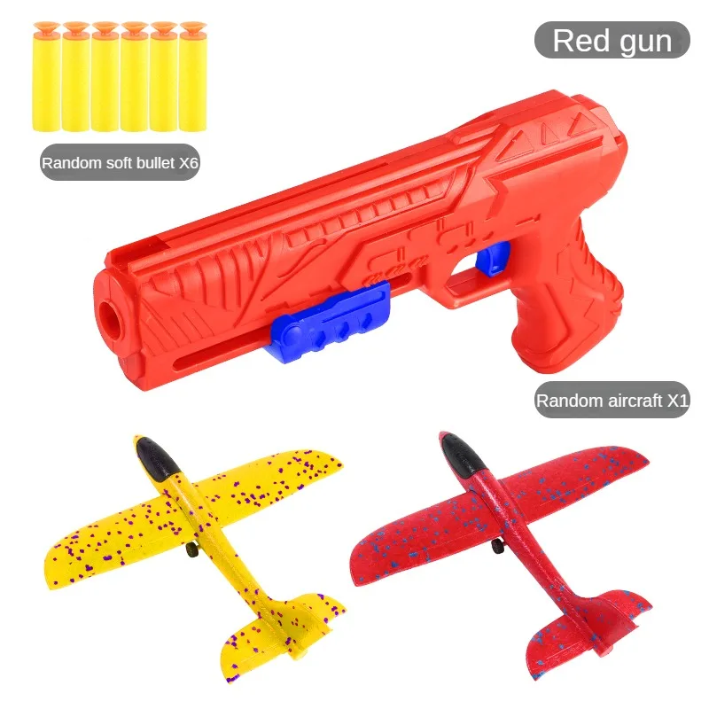 Funny Airplane Toys For Kids Plane Catapult Gun Shooting Game Birthday GifNew Airplane Launcher Bubble Catapult With Plane Toy 2