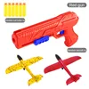 Funny Airplane Toys For Kids Plane Catapult Gun Shooting Game Birthday GifNew Airplane Launcher Bubble Catapult With Plane Toy 2