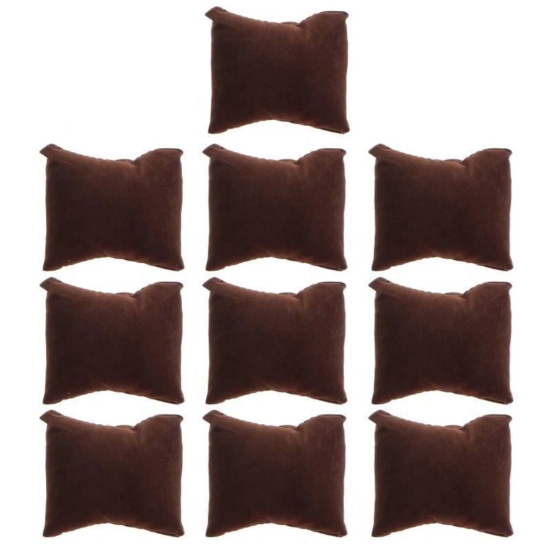 Velvet Bracelet Pillow Watch Bracelet Cushion Display Stand Set 10 Pcs watch display stand