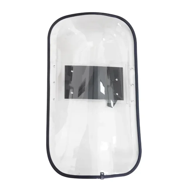 Pc Transparent Shield For Riot Protection French Hand Shield With Edge Square Shield 1