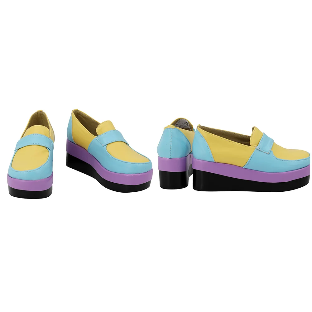 

Anime Tokyo Avengers Haitani Ran Cosplay Shoes Boots Men Women Rainbow Shoes Halloween Costumes Accessory Custom Made