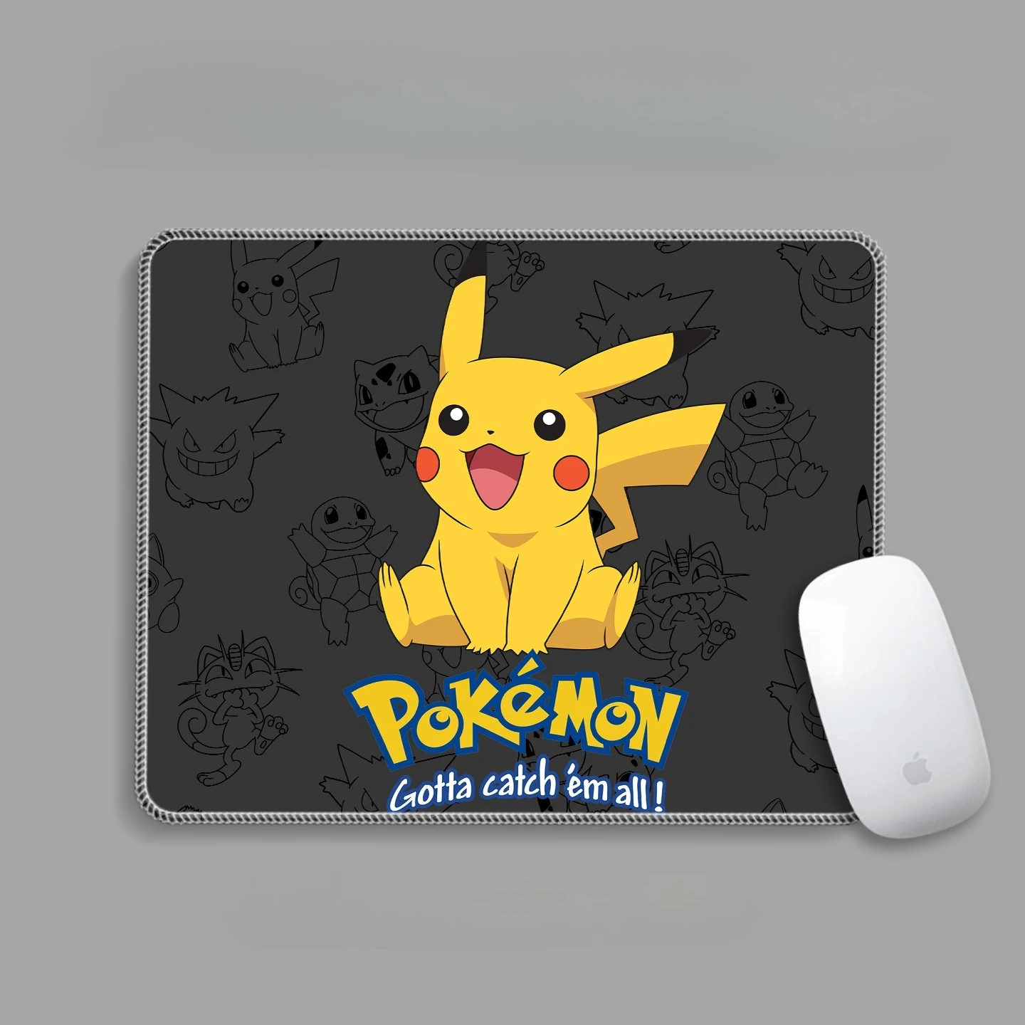 Office Non-slip Small Mouse Pad Pokémon Male New Cartoon Cute Pikachu Laptop Convenient Mouse Pad Children Cartoon Mouse Pad