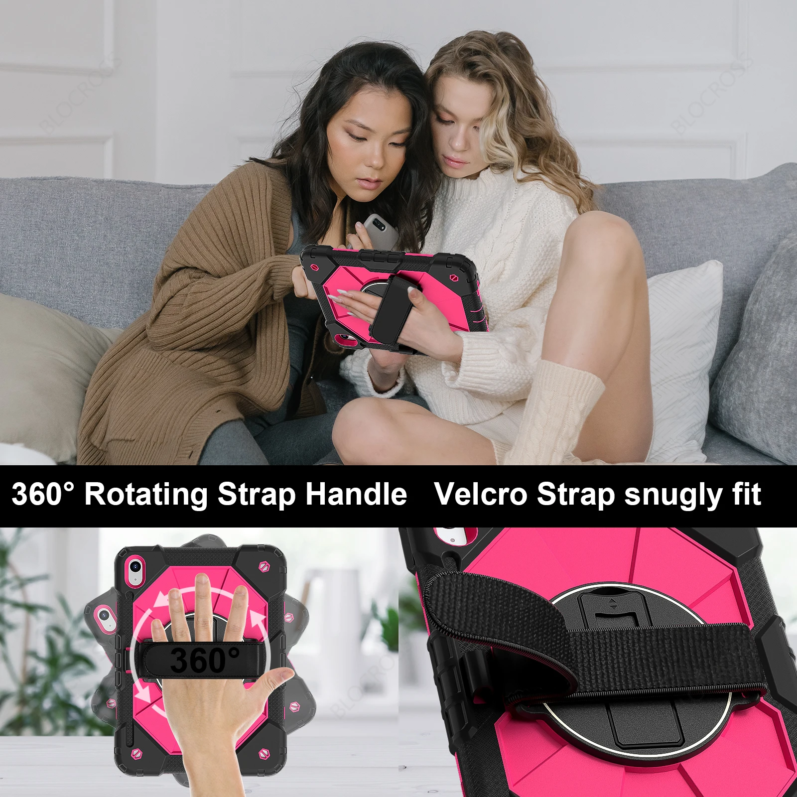 Durable Shockproof Kids Tablet Stand Case - Armor Cover