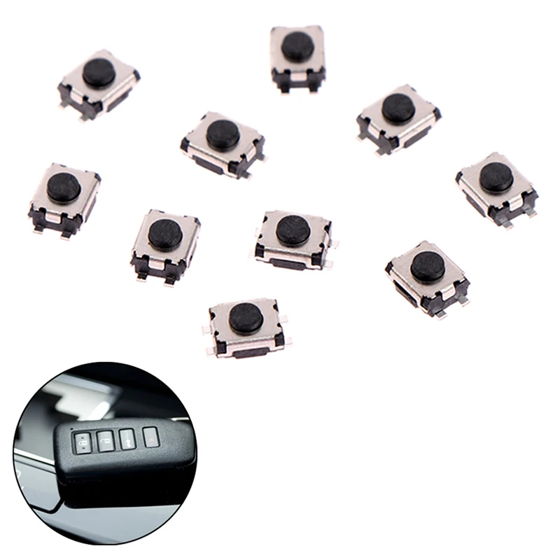 Smart Light Switch Proximity Detection Switch 10PCS 4 LEGS MICRO SWITCH FOR CITROEN C1 C2 C3 C4 C5 PEUGEOT RENAULT REMOTE KEY FOB REPAIR SWITCH MICRO BUTTON