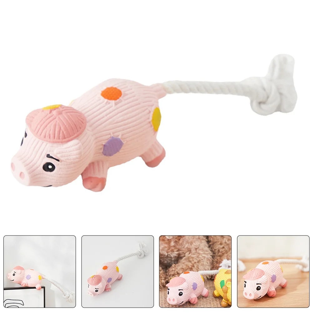 

Outdoor Toys Pet Latex Dog Small Squeaky Chew Household Training Interactive Decorative Bite