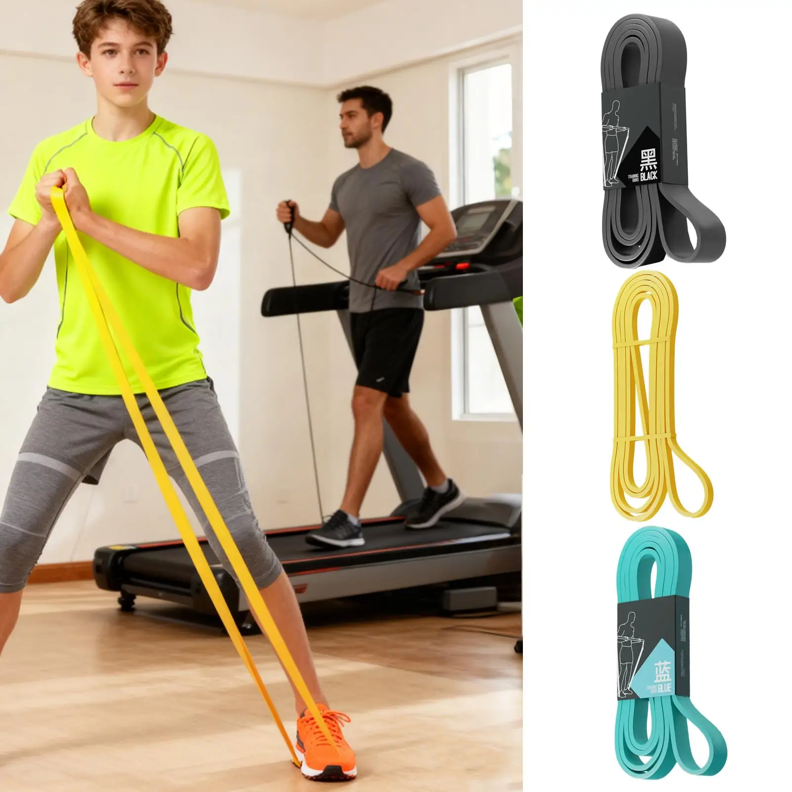 Enhanced Fitness Resistance Band for Training and Home Gym Workouts
