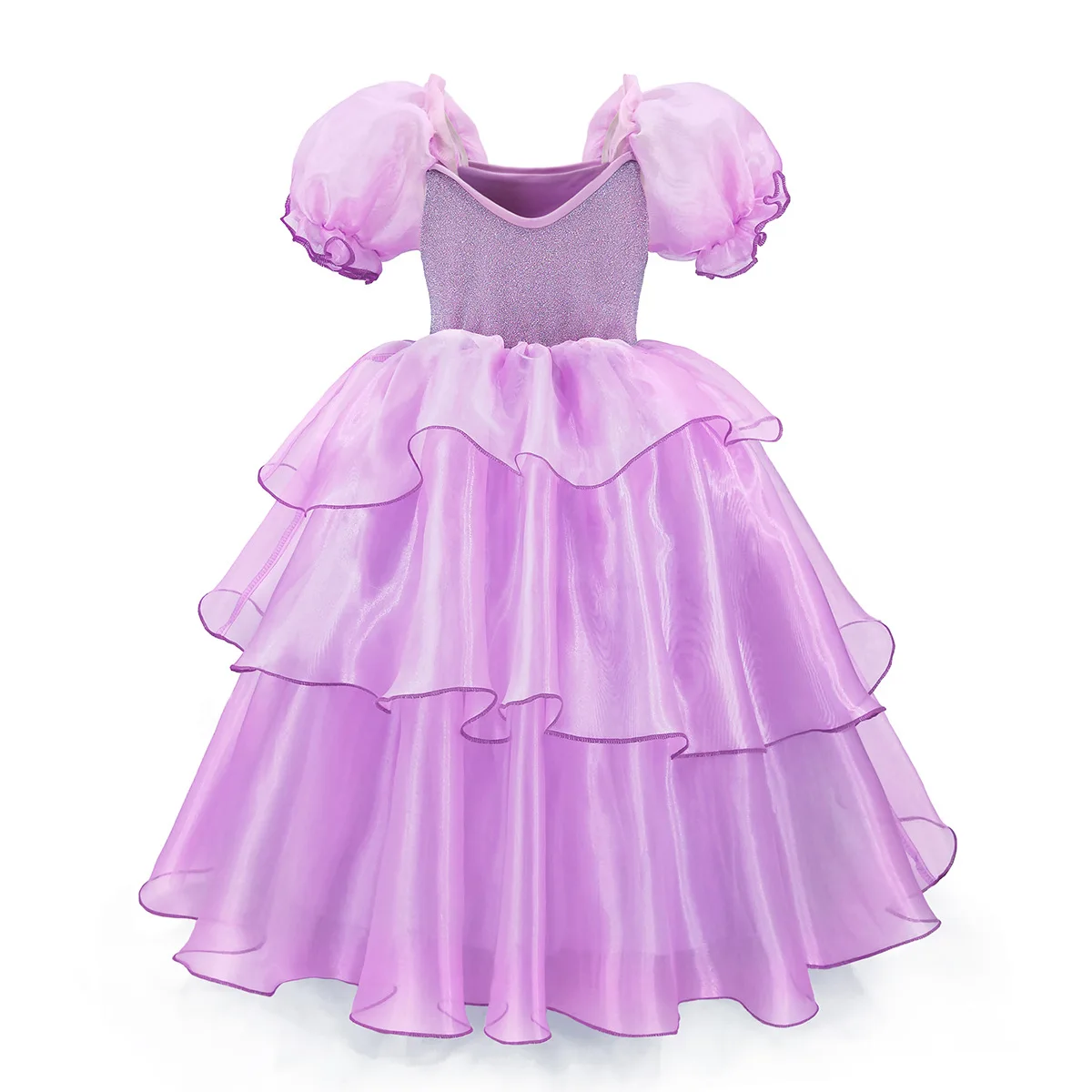 Eleasica Vestido De Princesa Isabela Para Niña – Incluye Vestido, Bolsa Y Peluca (Opcional), Ideal Para Halloween, Carnaval Y Fiestas, Tallas 3-10 Años