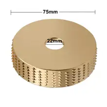 

75*22mm Abrasive Disc Round Wood Grinding Wheel Carving Tool For Angle Grinder Stone Polishing Machine Metal Rotating Tool