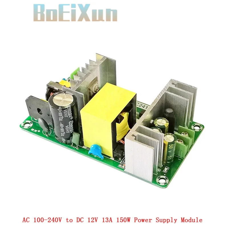 

For Power Supply Board AC 100-240V to DC 12V 13A Switch Power Supply Board AC To DC 150W Converter Isolated Power Supply Module