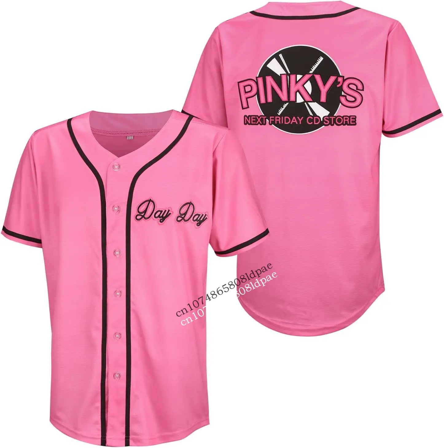 Men's Pinky's Next Friday Movie Baseball Jersey Day Day CD Store Sports Fan Hip Hop Jerseys Stitched
