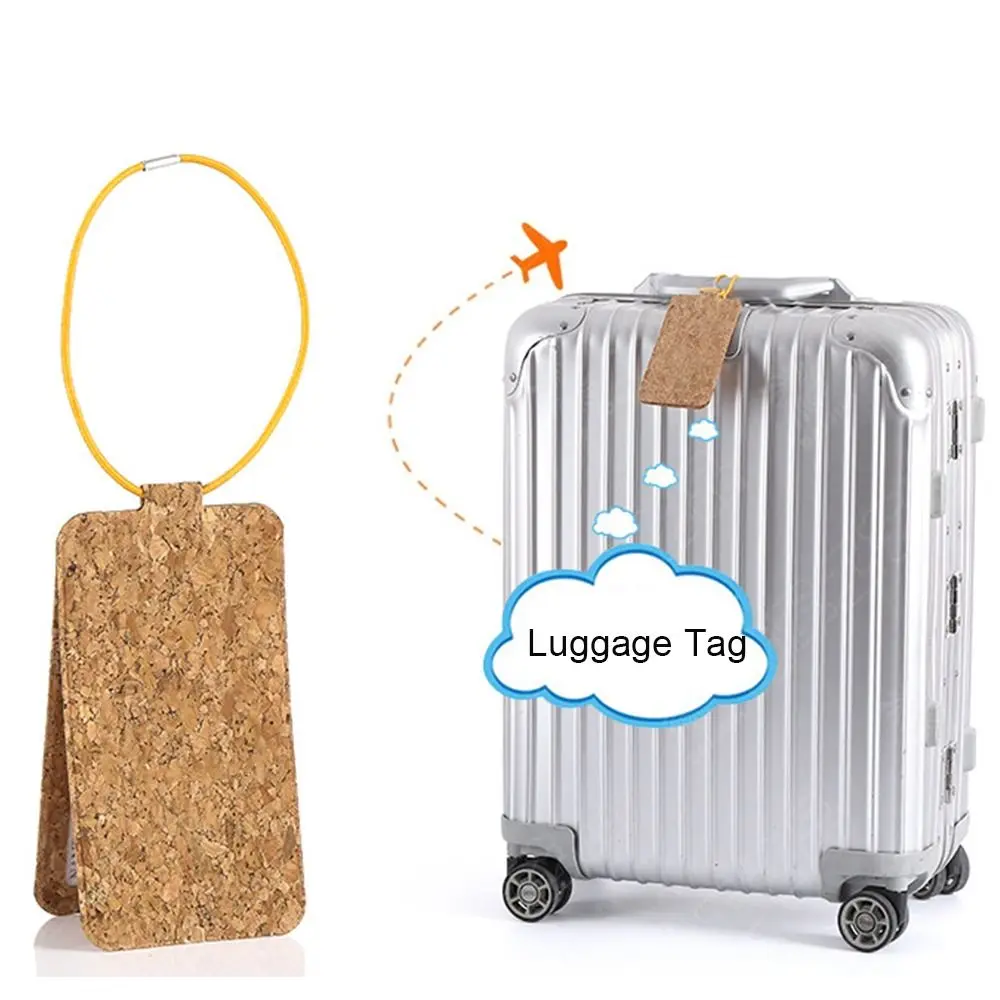 

Airplane Suitcase Tag PU Luggage Tag Address Label Travel Accessories Baggage Name Tags Boarding Pass Information Card