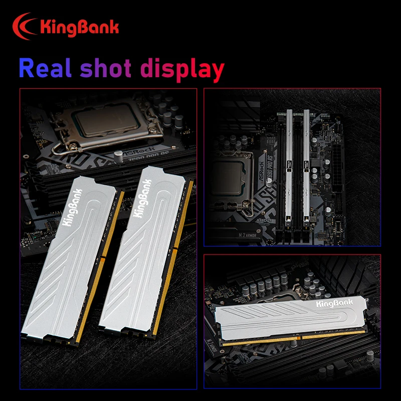 KingBank Memoria Ram DDR5 RAM 16GB 32GB 16GBx2 5600MHz XMP 3.0 DIY