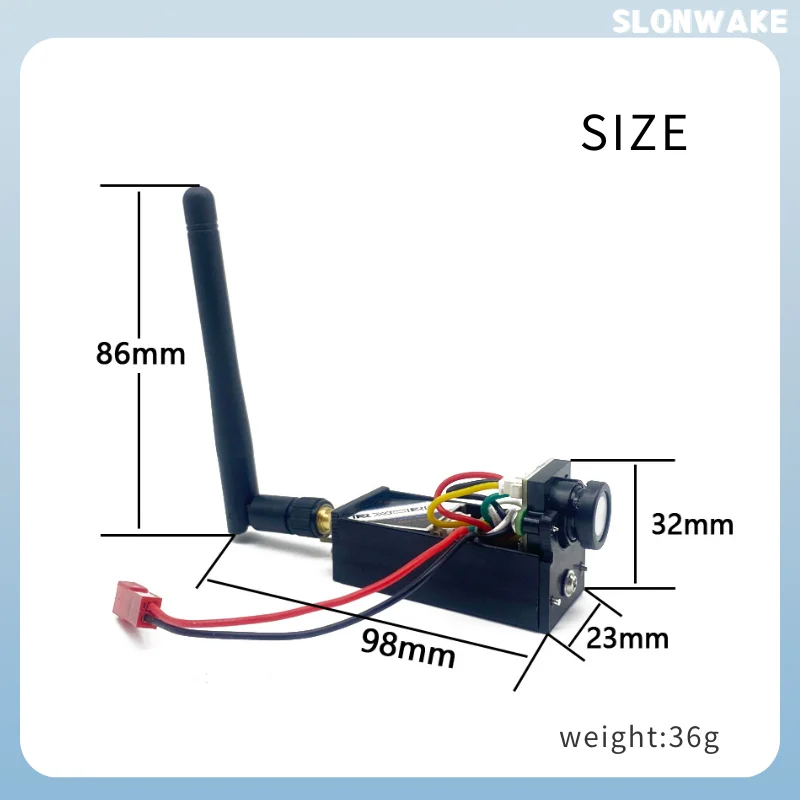 Système FPV 5.8G 48CH VTX 1W avec Caméra 700TVL pour Drone RC