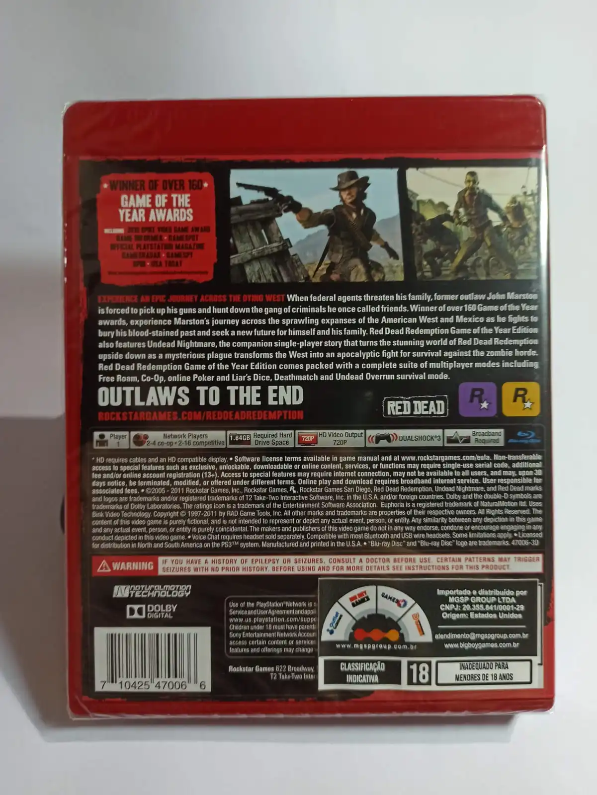 Jogo Red Dead Redemption 2 Ps4 Disco Fisico Novo Br Original