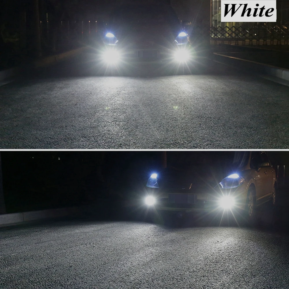 LED Bulbs 2Pcs H11 H8 HB4 9006 H27 881 880 H3 H27W Auto Fog Lamps Car Anti Fog Lights 6000K White 12V