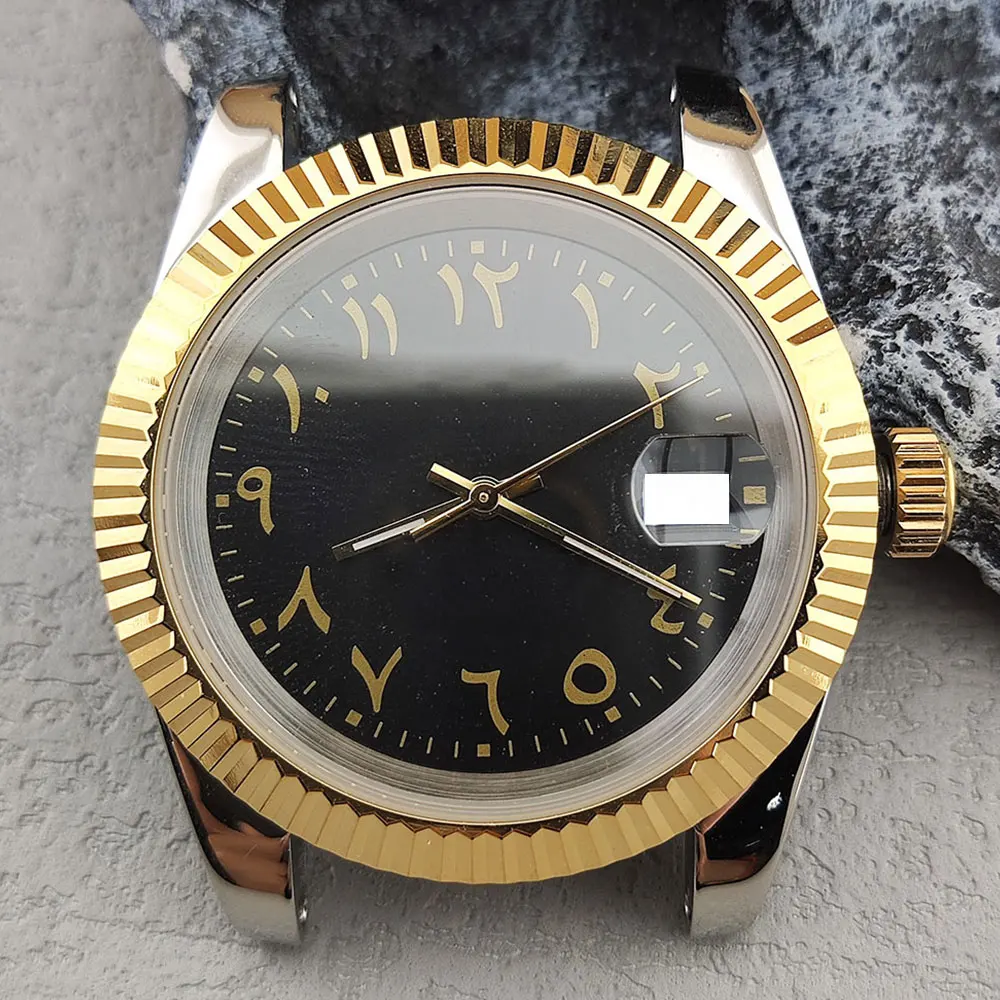 남성용 자동 기계식 시계 케이스, NH35 무브먼트, 39mm, 스테인레스 스틸, nh35 무브먼트, 시계 교체 액세스 장치
