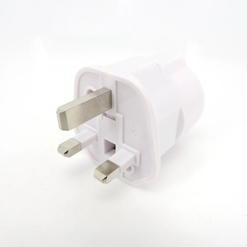 Universal 13A 250V Copper EU Korea Germany France Russia To HK UK Power Adapter Fused Plug Singapore Malaysia Converter Type G