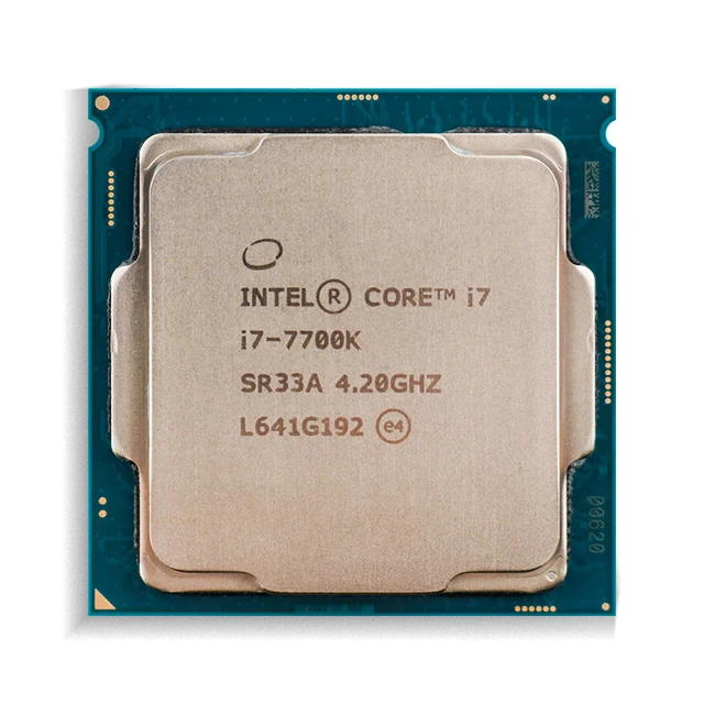 Used Intel Core i7 7700K 4.2GHz Quad-Core Eight-Thread 8M 91W CPU Processor  LGA 1151