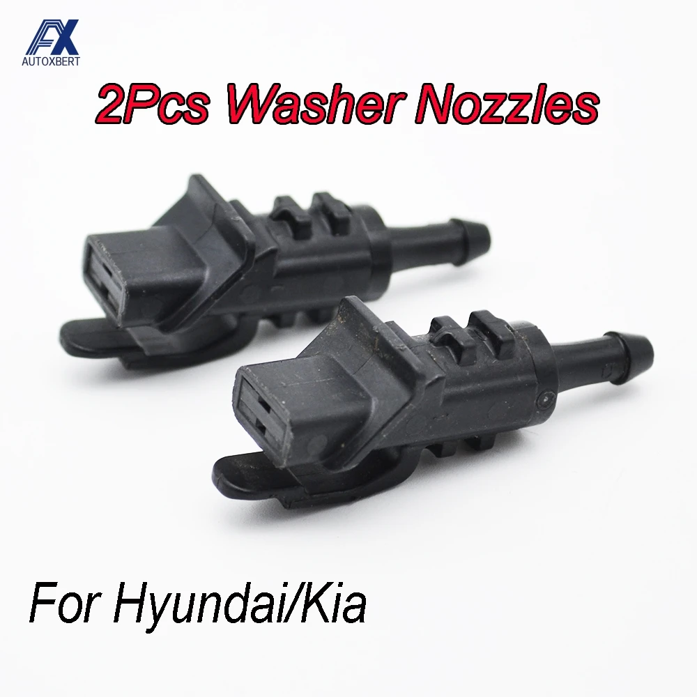Front Washer Nozzle Set Windshield Washer Nozzles For Hyundai I30 & Elantra Touring 2007-2012 - 2pc Front Window Nozzle Set Windshield Spray Jet