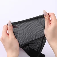 Women Sexy Mesh Transparent Elasticity Stockings Gloves Long Lace Thin Breathable Bar Performance Cosplay Black Pole Dancing - Image 5