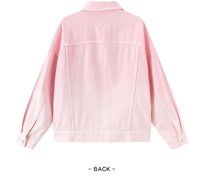 Denim Jacket Women Gradual Loose Temperament Spring New Embroidered Jacket Trend