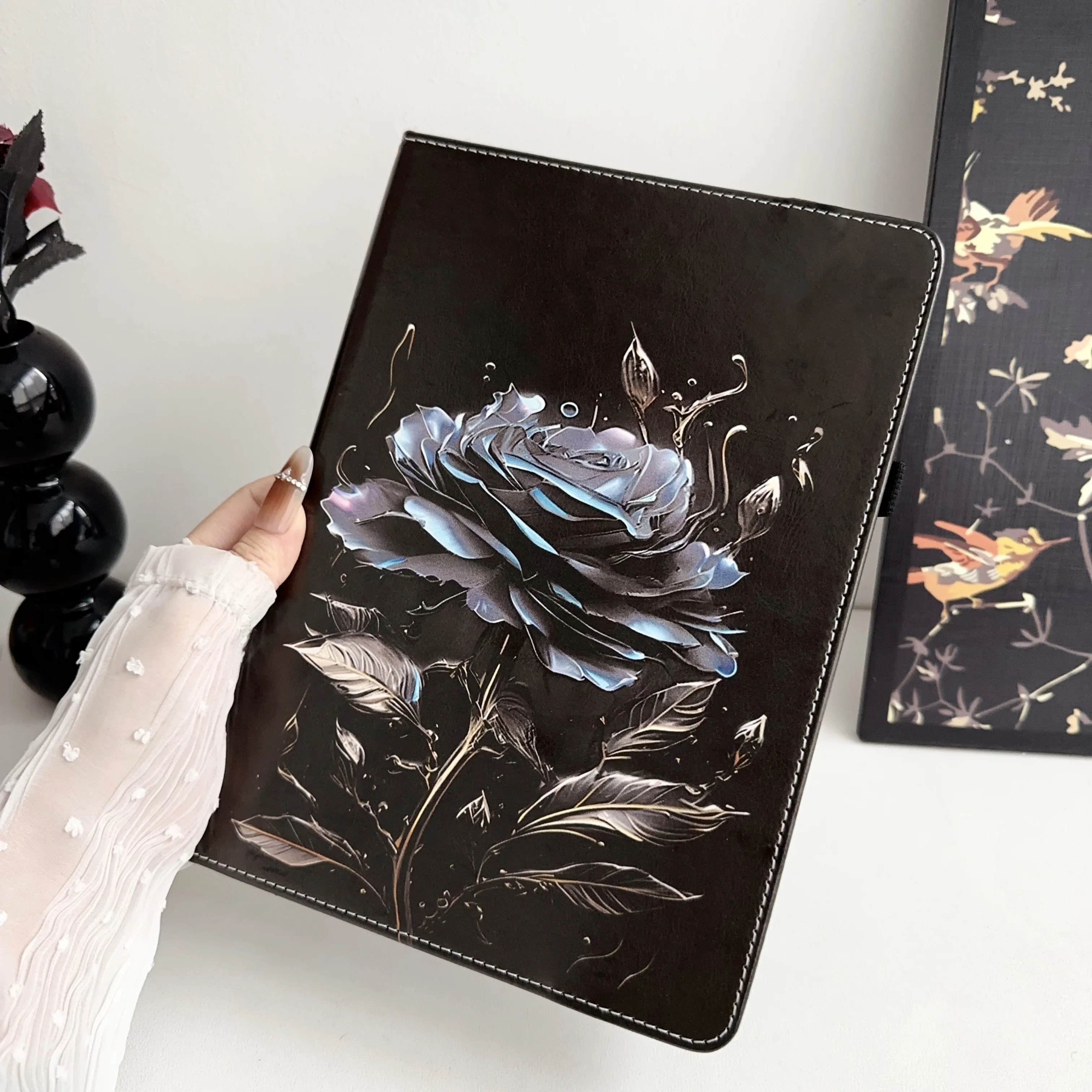 Premium PU Leather Tablet Case with Soft TPU Back and Stand Shell – Elegant Protection