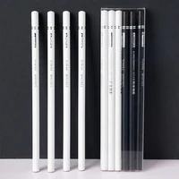 6pcs Black White Color Pencils Permanent Color Drawing Pencil Oil-based Wooden Colored Pencils For Artist And Beginner Art 3