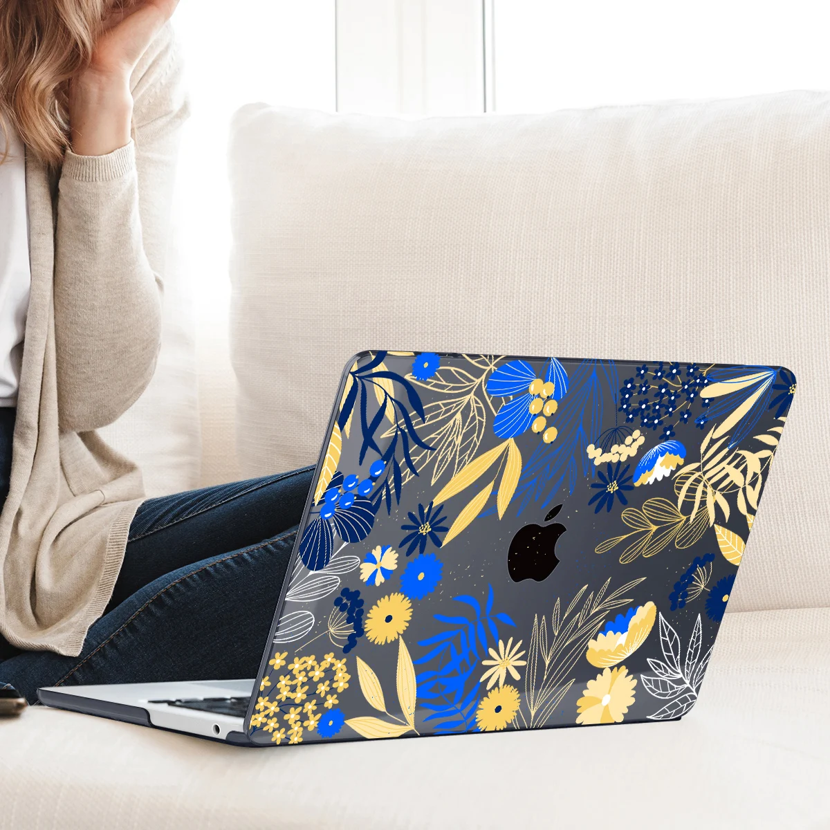 Estojo de Impressão Floral para Macbook Air Estojo de Plástico Rígido A2941 Pro 13 14 16 Air 13 A2681 m2 A2337 m1 15.3 2023 - Imagem 4