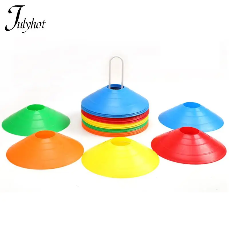 

Disc Cone Set Multi Sport Training Space Cones With Plastic Stand Holder For Soccer Football Ball Game Disc