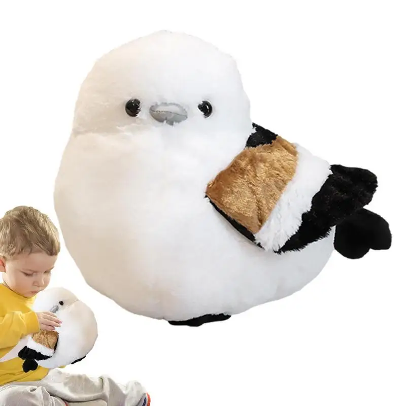 

Bird Stuffed Animal Plush Titmouse Toy With Tilted Head Soft Animal Throw Pillow For Boys & Girls Sofa Bed Couch Decoration For