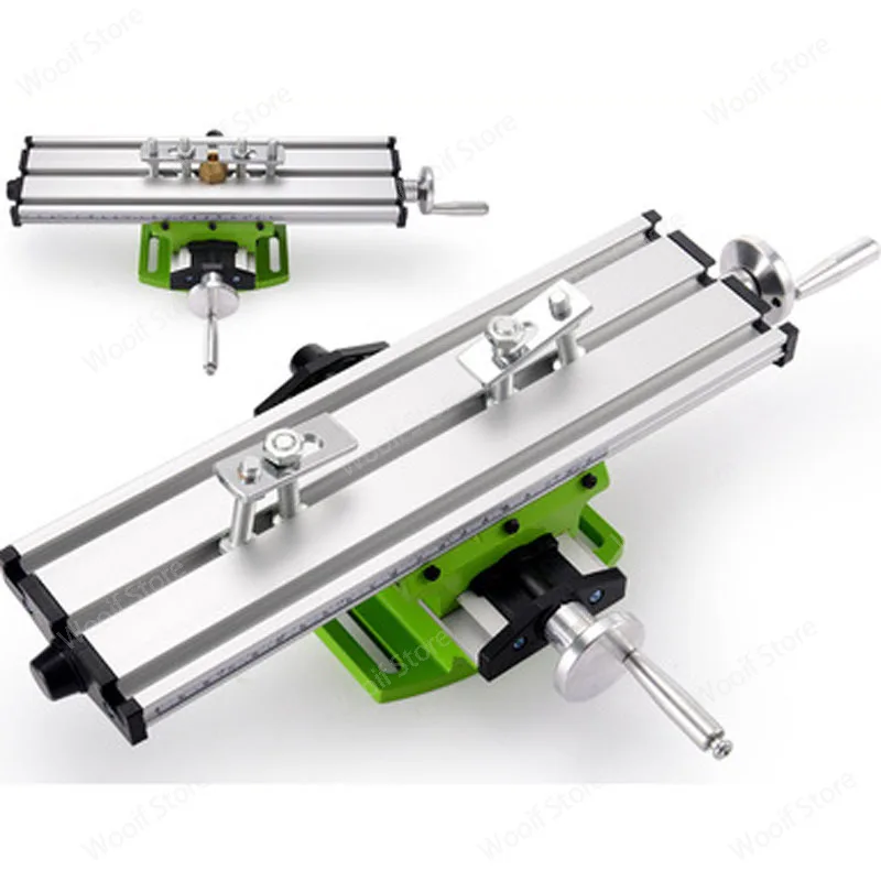 functional Worktable Bench Vise Fixture Milling Drill Table X and Y-axis Adjustment Coordinate Table For Mini