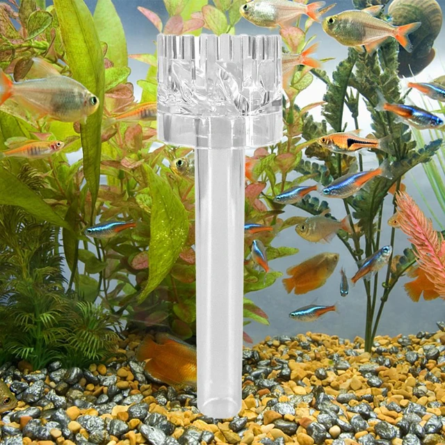 Aquarium Skimmer Acrylic Lily Pipe Spin Surface Inflow Outflow Water Plant  Tank Filter Cleaning Fish Tank Accessories