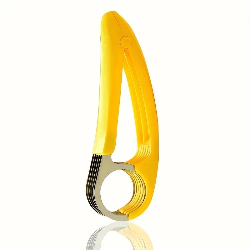 1 Stainless Steel Banana And Cucumber Slicer for Grilling And Outdoor Cooking Kitchen Gadgets Kitchen Accessories