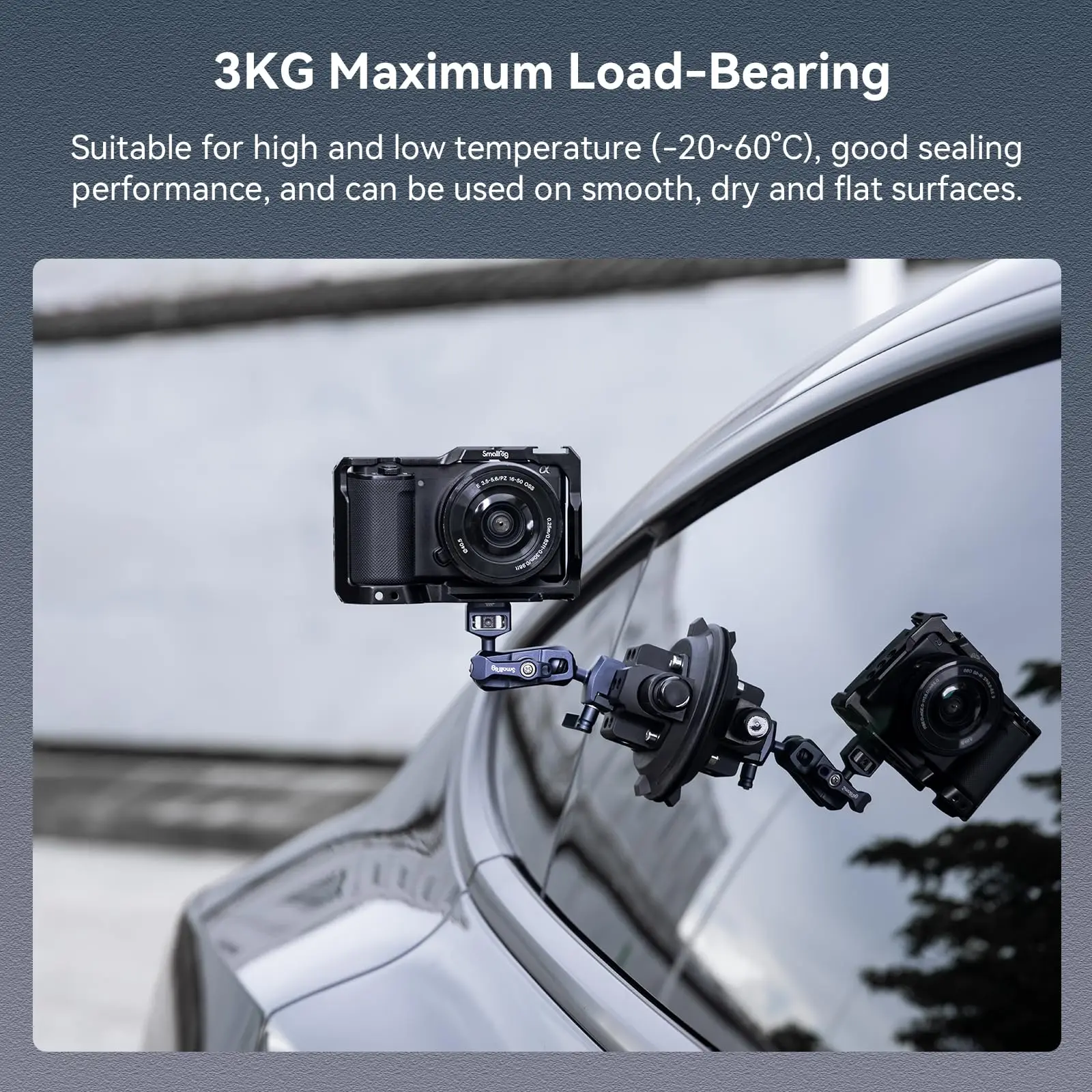 Фото Держатель для экшн-камеры SmallRig, 4 дюйма, с регулируемой шаровой головкой №3