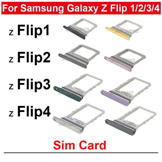 Für Samsung Galaxy Z Flip 1 2 3 4 Z Flip2 Flip3 Flip4 Sim Karte F7000